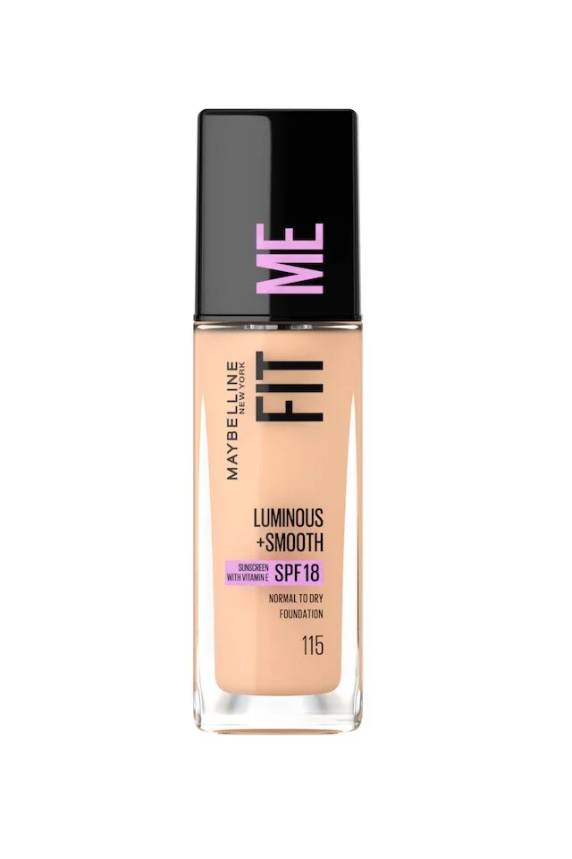 Maybelline New York Fit Me Matte + Poreless Foundationكريم أساس فيت مي مات + بورليس من ميبيلين نيويورك
