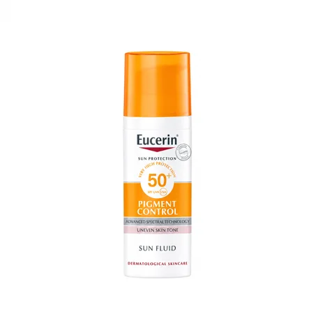 إيوسيرين صن فلويد للتحكم بالتصبغات بعامل حماية من الشمس SPF50+، 50 ملEucerin Sun Fluid Pigment Control SPF50+ 50 مل