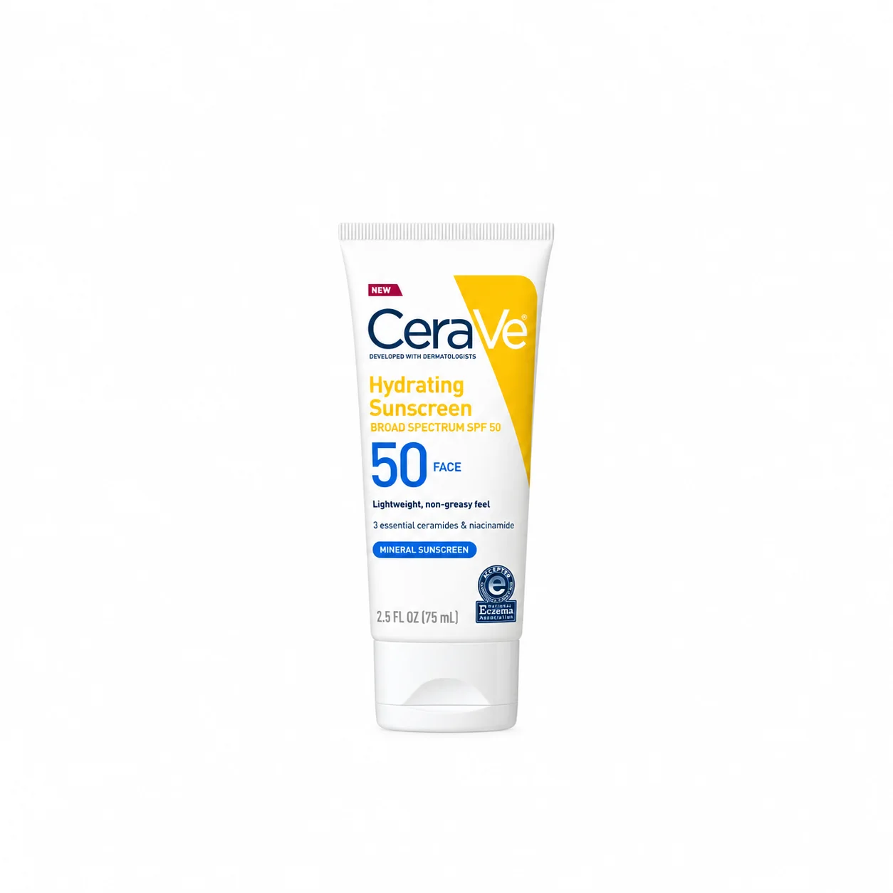 Cerave Hydrating Mineral Sunscreen واقي شمس فيزيائي