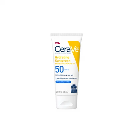 Cerave Hydrating Mineral Sunscreen واقي شمس فيزيائي