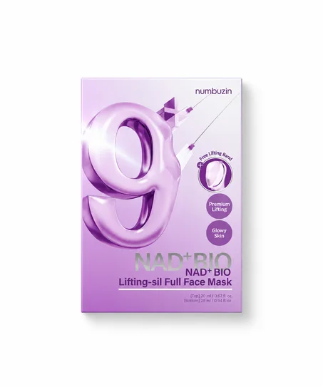 NUMBUZIN No.9 NAD Bio Lifting Full Cover Facial Mask نومبوزين رقم 9 – قناع الوجه الكامل لشدّ البشرة NAD Bio Lifting