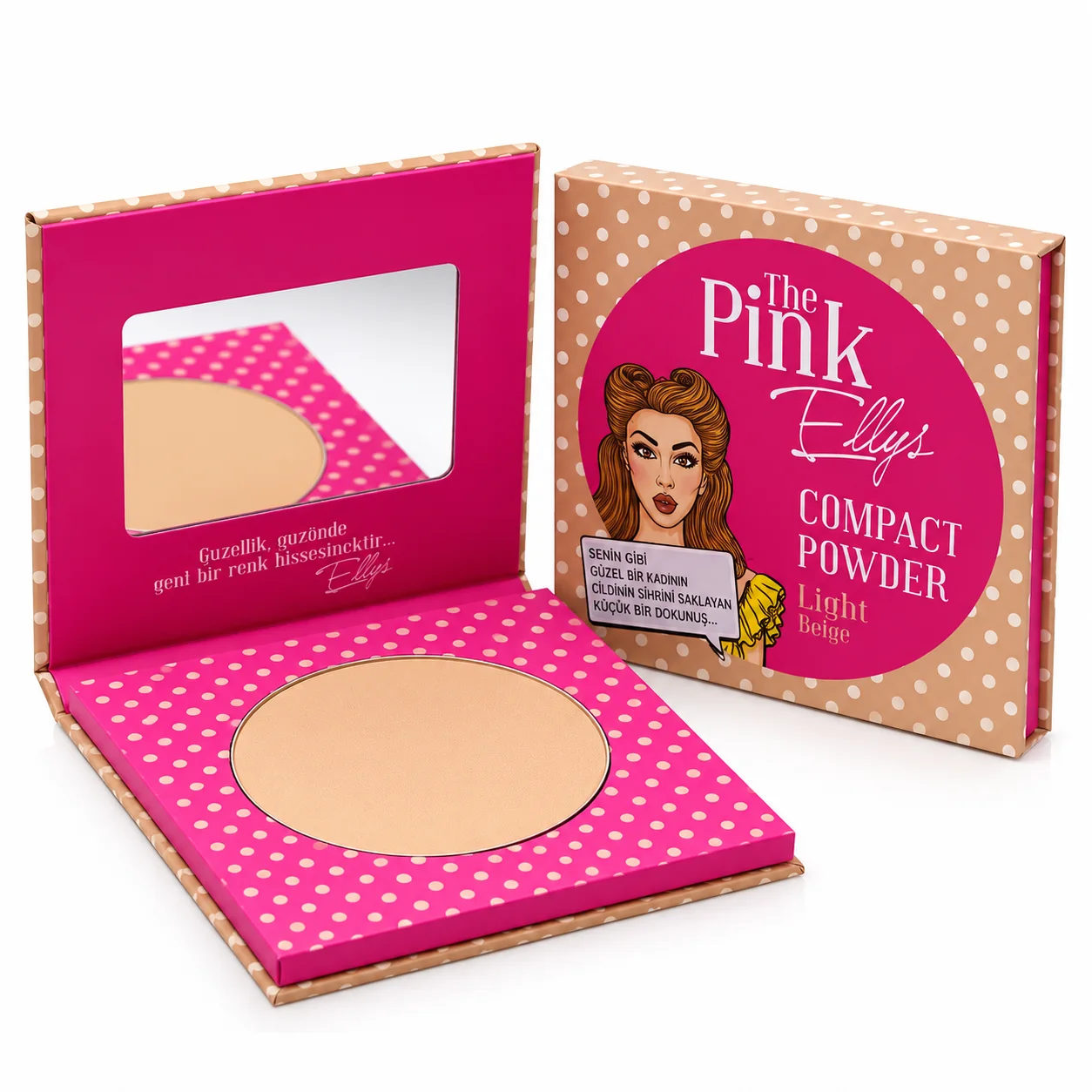 The Pink Elly’s Compact Powder بودرة مضغوطة للوجه ذا بينك إيليز