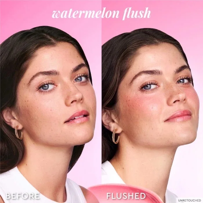 Glow Recipe Watermelon Glow Niacinamide Dewy Flush Brightening Serum Blush سيروم تفتيح البشرة بنكهة البطيخ من جلو ريسبي، غني بالنياسيناميد.ـ