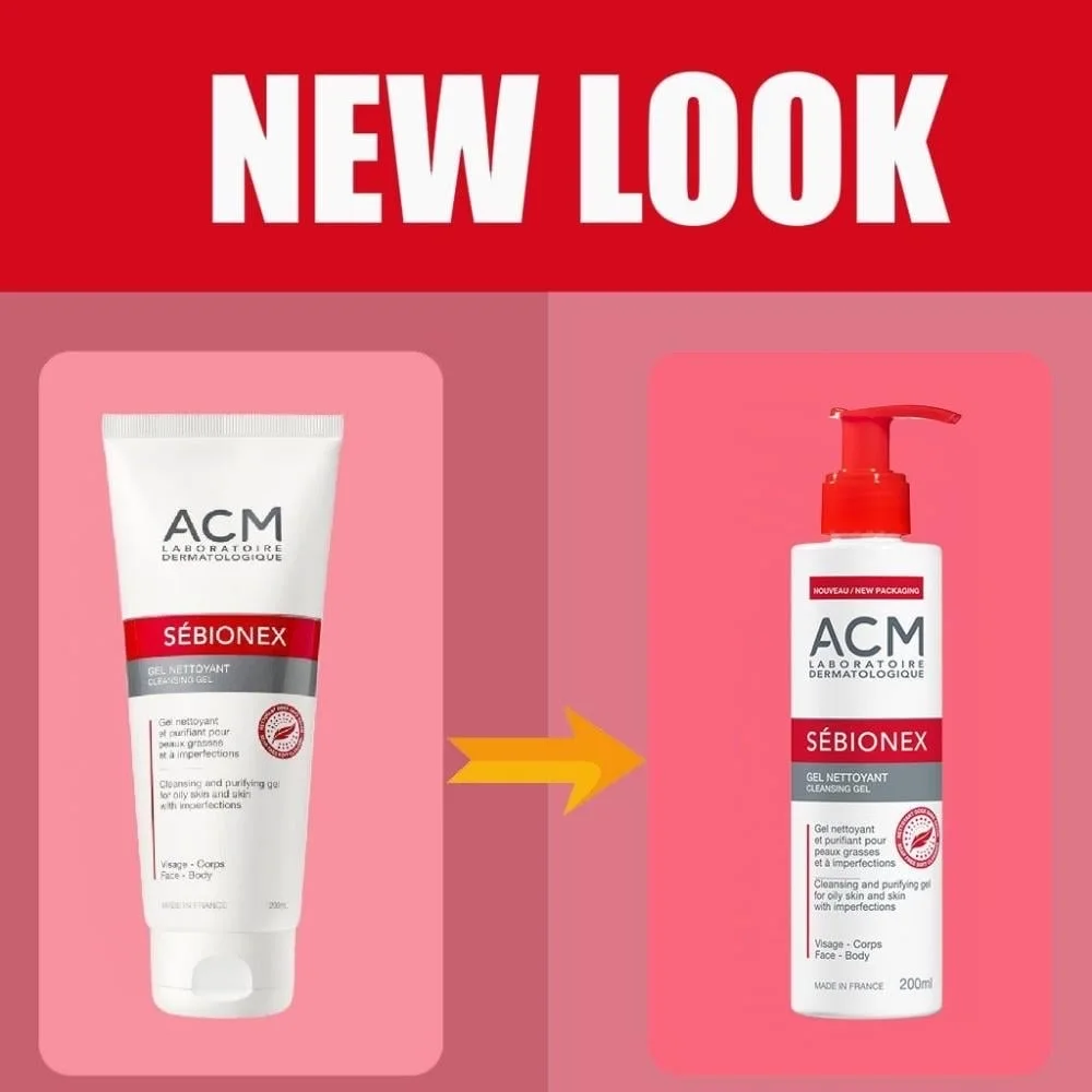 جل التنظيف سيبيونكس من إيه سي إم 200 ملACM Sebionex Cleansing Gel 200ml