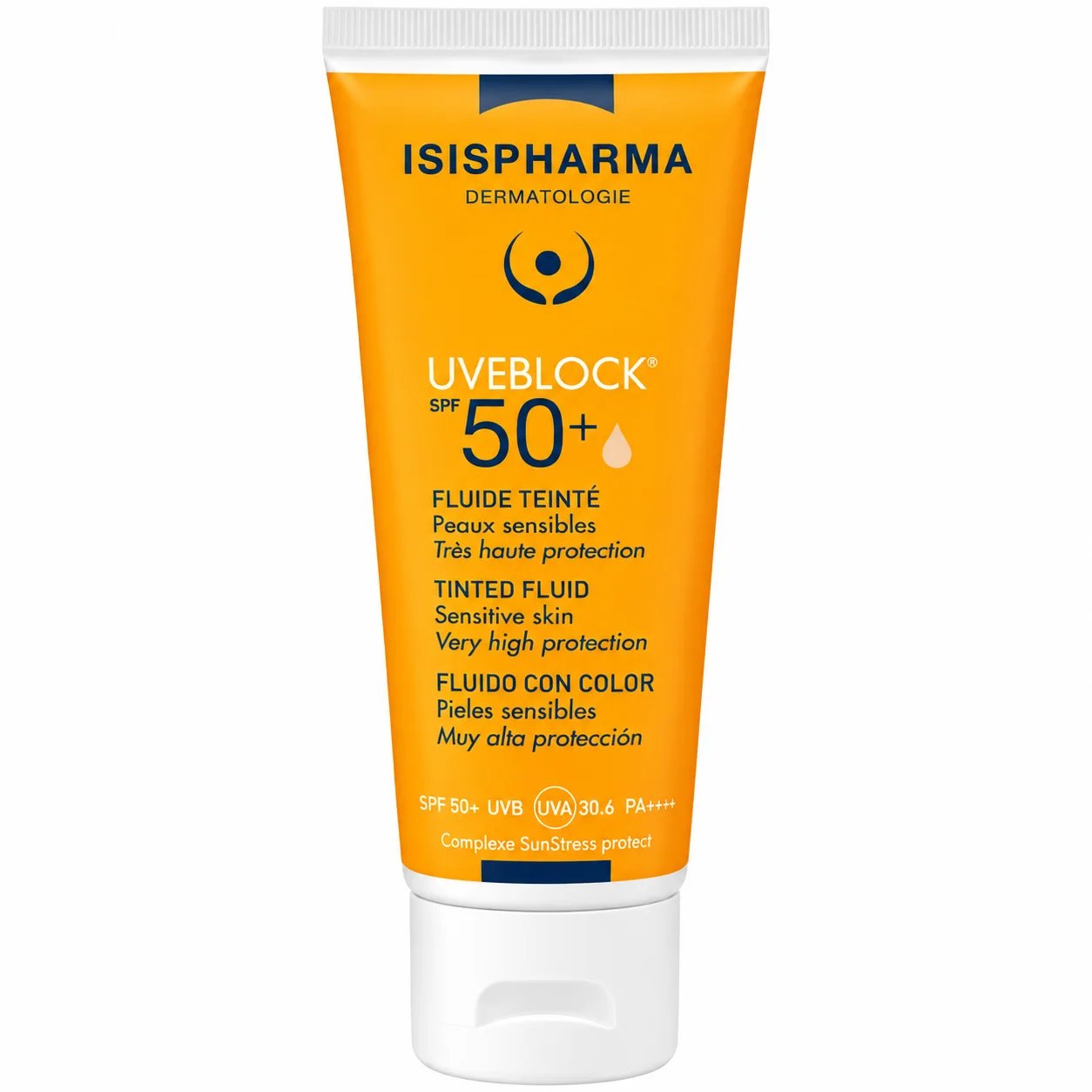 Isis Pharma Uveblock Spf50+ Invisible Fluid 40ml واقي شمسكريم الحماية من أشعة الشمس يوفبلوك من إيزيس فارما