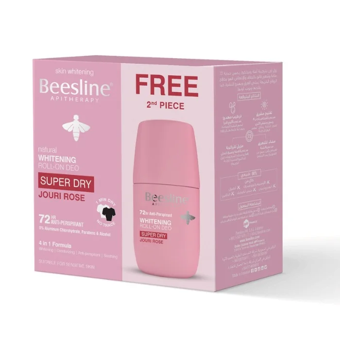 Beesline Whitening Roll-On Deo بيزلين مبيض دوار مع كريم تبييض فوري