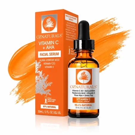 OZNaturals Vitamin C Facial Serum سيروم الوجه بفيتامين C من أوز ناتشورالز