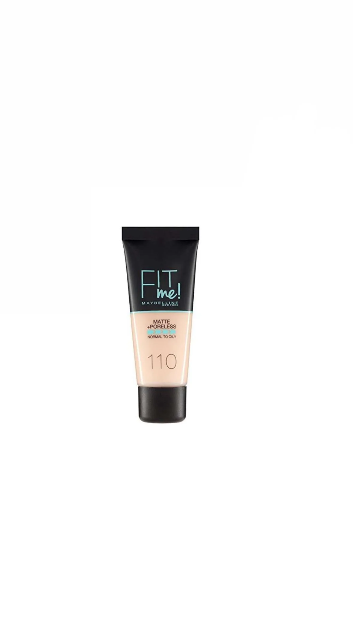 Maybelline Fit Me Matte + Poreless Foundation  كريم أساس ميبلين فت مي (مات + بورلس)