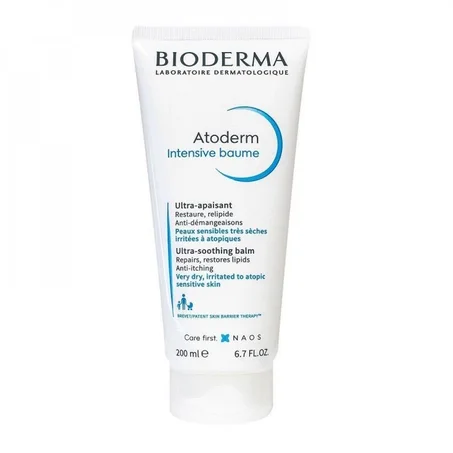 Bioderma Moisturizing Balm for Face & Body, for Very Dry and Eczema-Prone Skin – 200 ml.بيوديرما بلسم مرطب للوجه والجسم للبشرة شديدة الجفاف والاكزيما - 200مل