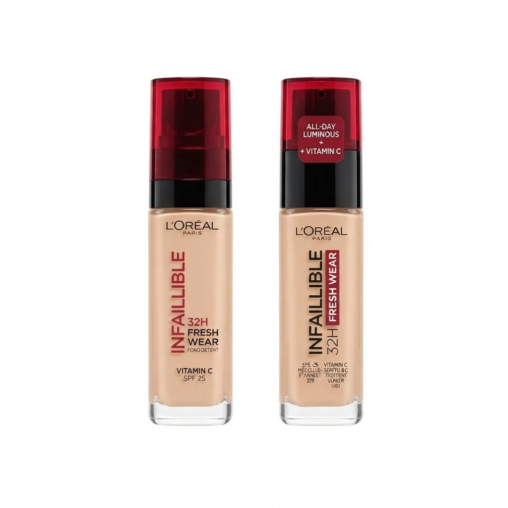 فاونديشن لوريال باريس إنفاليبل - L'Oréal Paris Infallible 32H Fresh Wear Foundation.