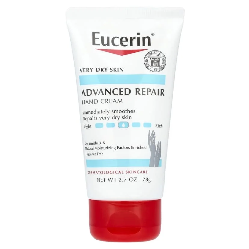 Eucerin Advanced Repair Hand Cream – 78g يوسيرين كريم متطور لإصلاح اليدين, 78 جرام
