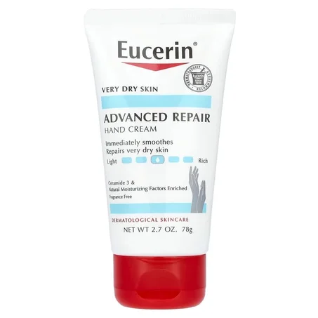 Eucerin Advanced Repair Hand Cream – 78g يوسيرين كريم متطور لإصلاح اليدين, 78 جرام