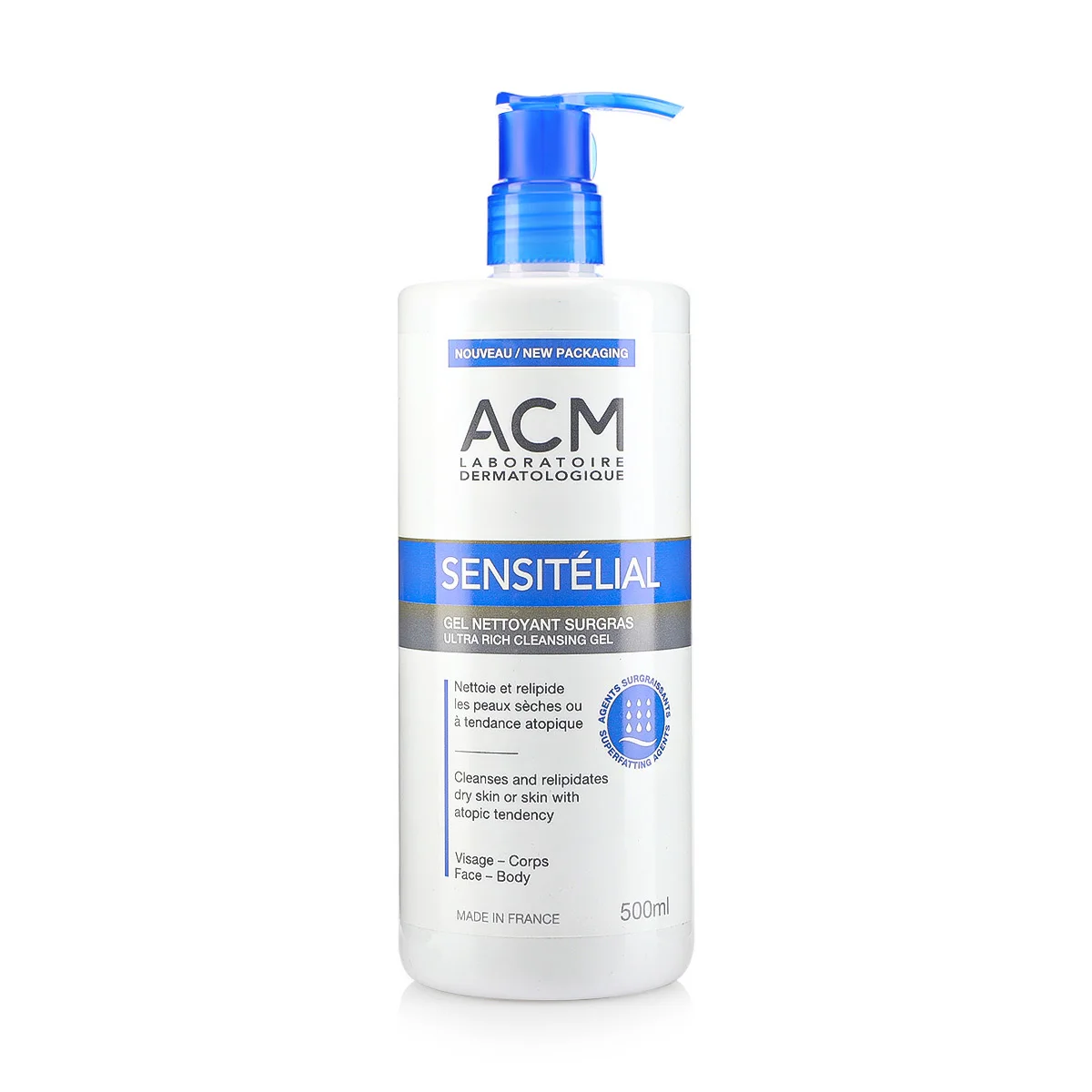 جل تنظيف البشرة الترا ريتش سنسيتيليال200مل ACM SENSITELIAL CLEANSING GEL 200ML