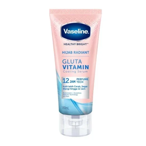 Vaseline Healthy Bright Hijab Radiant Gluta Vitamin Cooling Serum with GlutaGlowفازلين هيلثي برايت حجاب راديانت جلوتا فيتامين كولينج سيروم مع جلوتا جلو