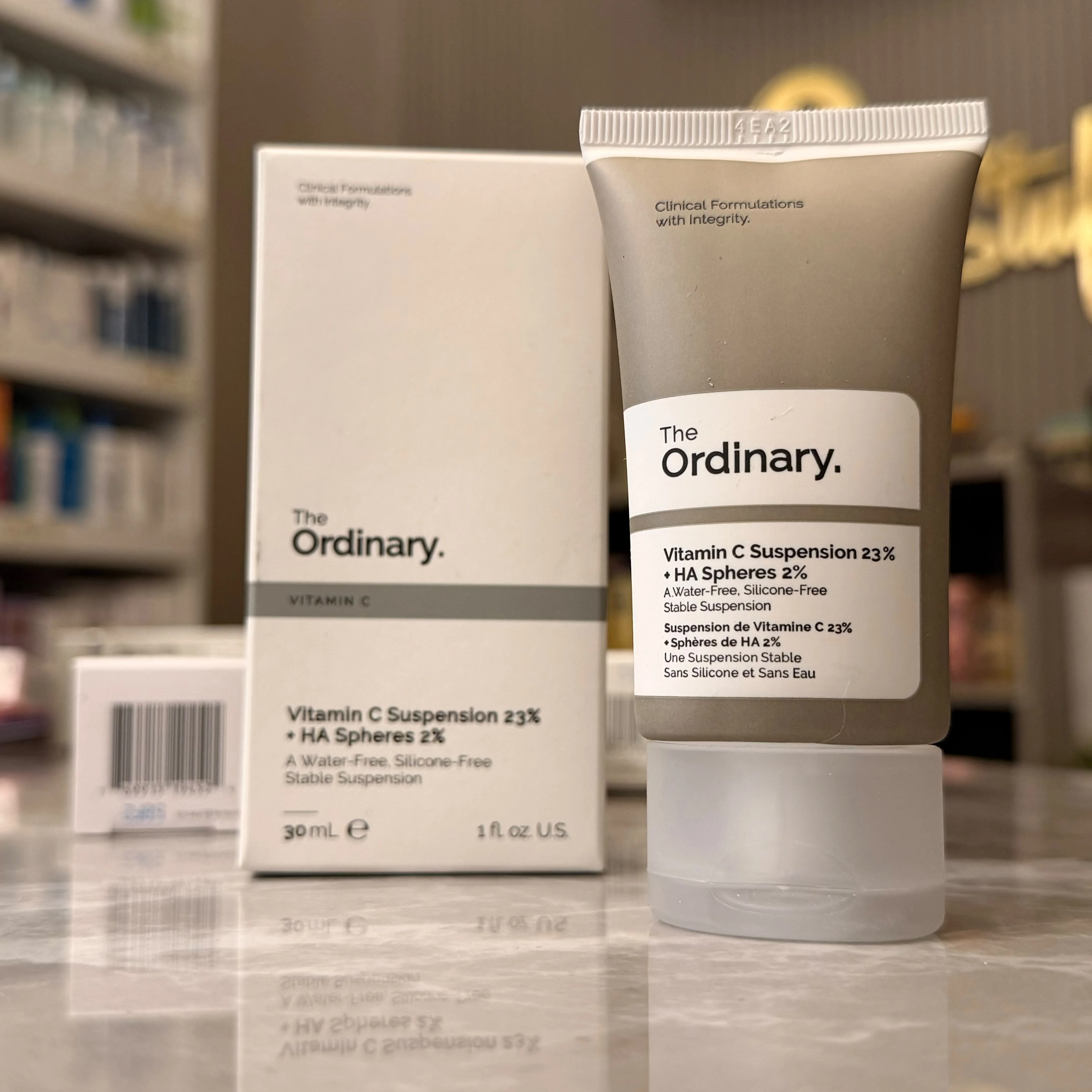 The Ordinary Vitamin C Suspension 23% + HA Spheres 2%ذا أورديناري  فيتامين سي 23% + كرات حمض الهيالورونيك