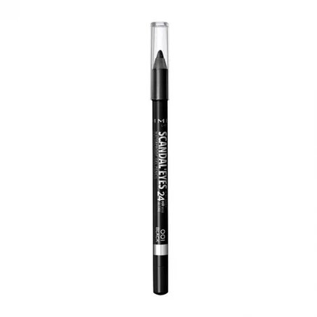 Rimmel London Scandaleyes Waterproof Gel Pencil Eyeliner Black Long Lasting Smudge Proof Eye Makeupقلم تحديد العيون 