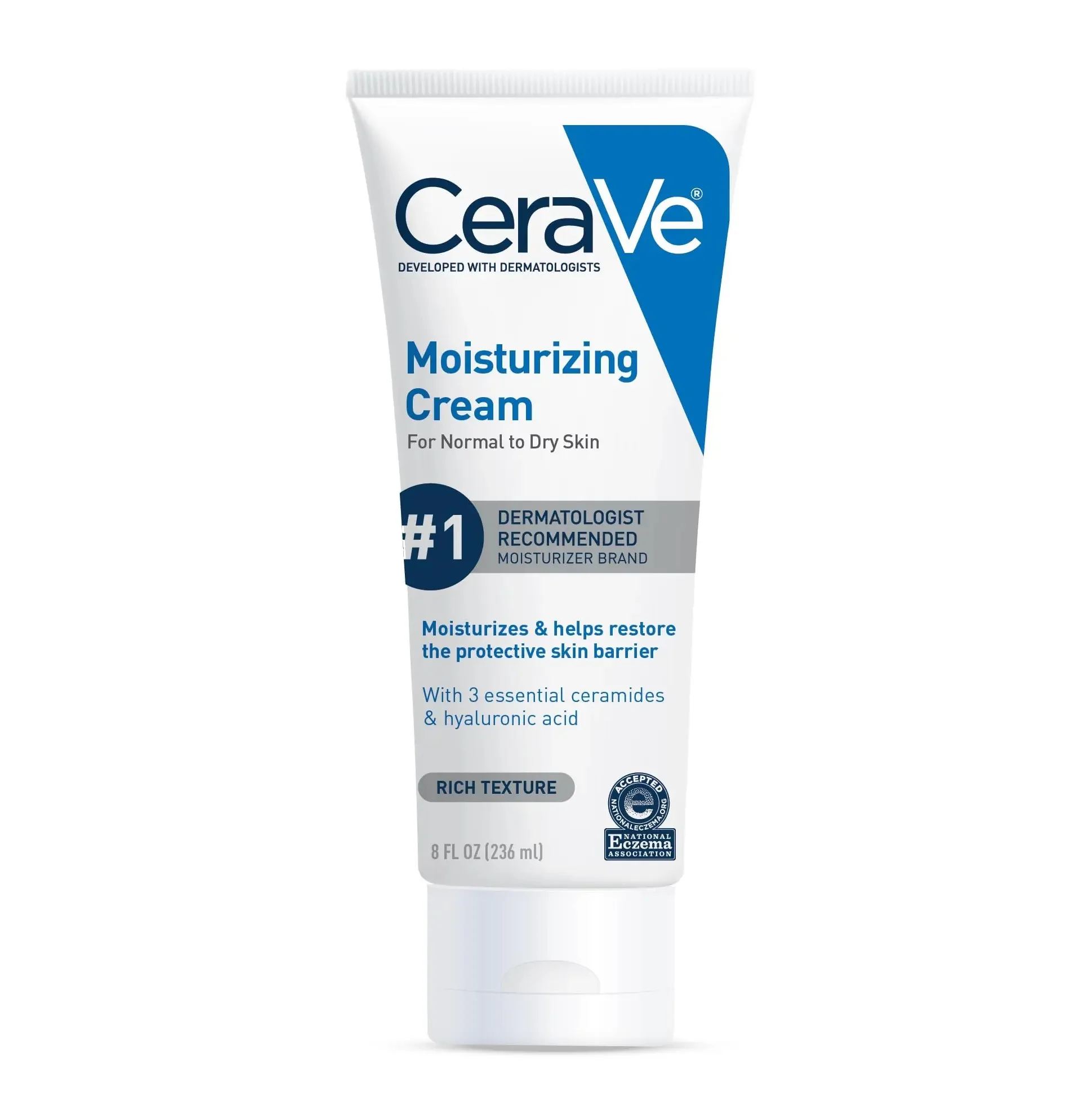 **CeraVe Daily Moisturizing Lotion for Normal to Dry Skin – Face & Body, 236ml كريم ترطيب يومي للوجه والجسم للبشرة العادية والجافة 236 مل - سيرافي