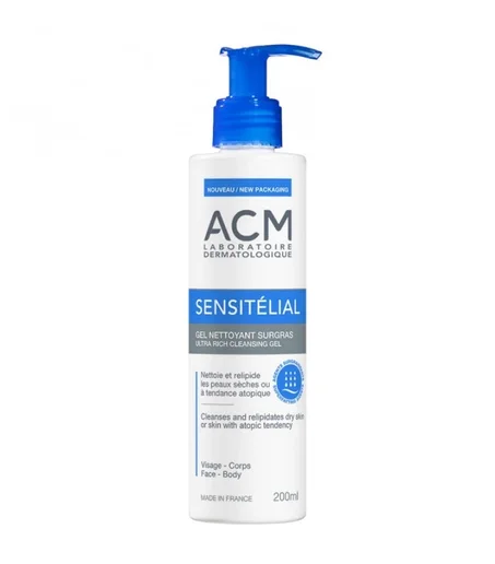 جل تنظيف البشرة الترا ريتش سنسيتيليال200مل ACM SENSITELIAL CLEANSING GEL 200ML