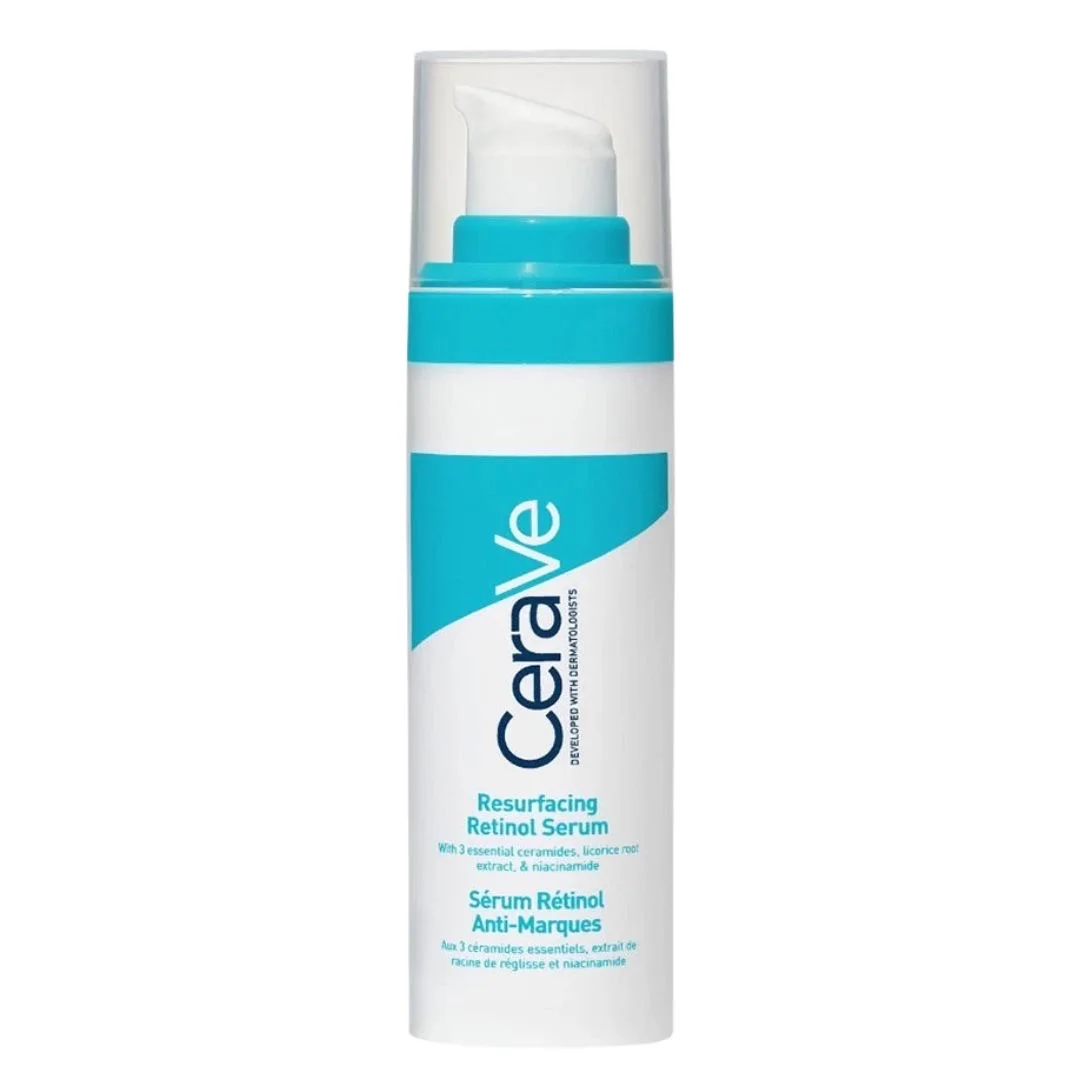 CeraVe Resurfacing Retinol Serum with Ceramides & Niacinamide – 30ml سيروم سيرافي ريسورسينج ريتينول مع سيراميدات ونياسيناميد 30 مل