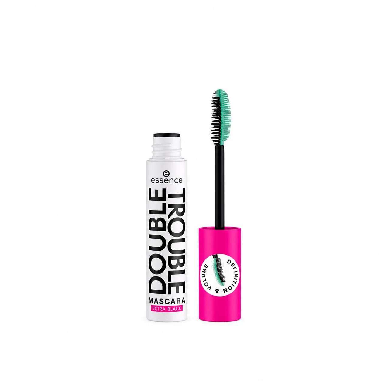 ESSENCE DOUBLE TROUBLE MASCARA-EXTRA BLACKماسكارا ايسنس دبل ترابل اكسترا بلاك