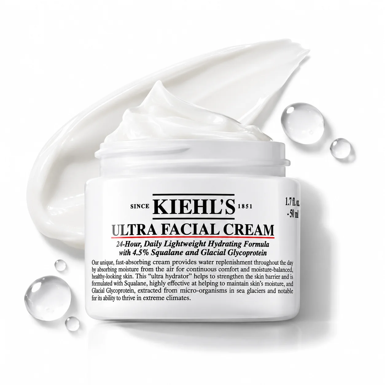 Kiehl’s Ultra Facial Cream – 50 ml & 125 ml كريم كييلز ألترا فيشل للوجه – 50 مل و125 مل