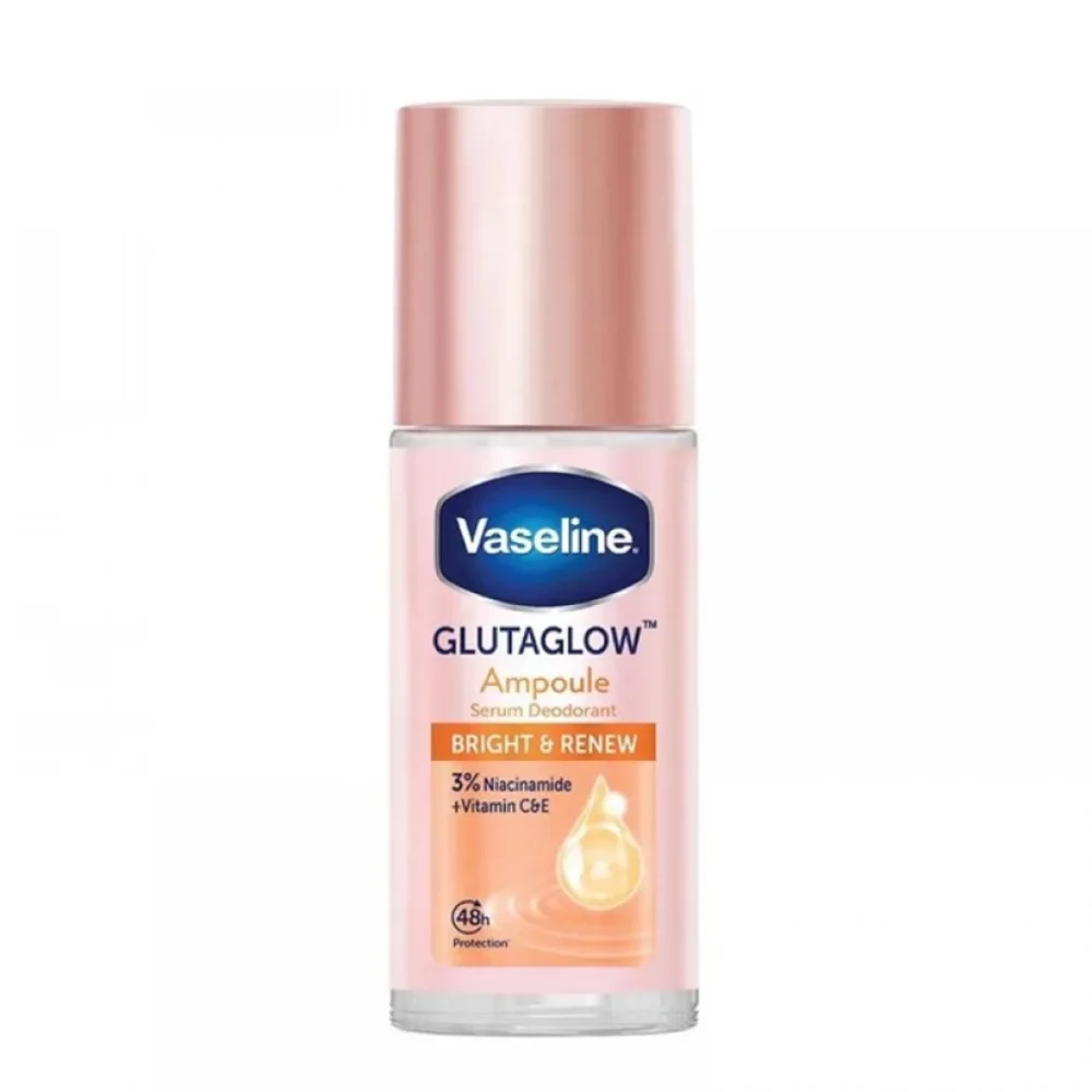 جلوتا جلو برايت آند دراي سيروم مزيل للعرق يدوم 48 ساعه Vaseline GlutaGlow Bright and Dry Serum Deodorant 48H 45ml