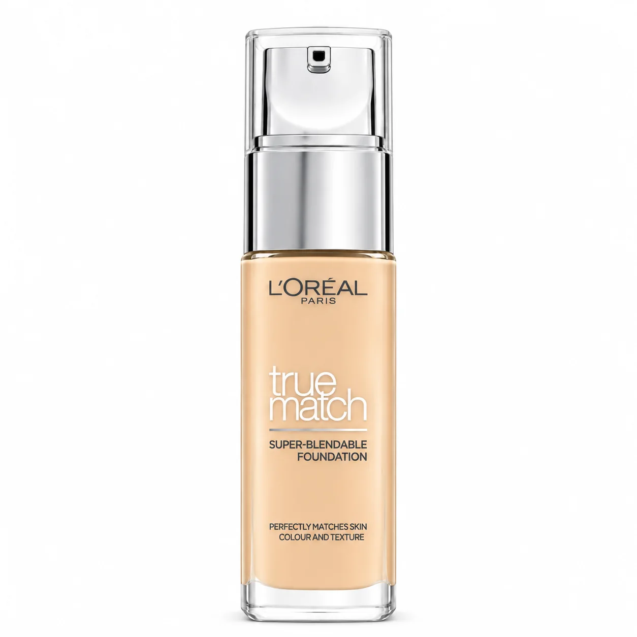 A super-blendable foundation that perfectly matches skin colour and texture, enriched with hydrating hyaluronic acid. فاونديشن سوبر بلندابل يطابق لون وملمس البشرة بشكل مثالي، معزّز بحمض الهيا