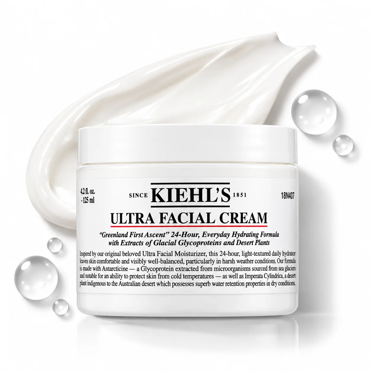 Kiehl’s Ultra Facial Cream – 50 ml & 125 ml كريم كييلز ألترا فيشل للوجه – 50 مل و125 مل