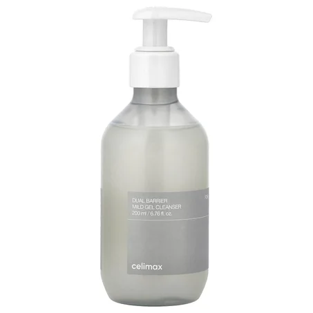 CELIMAX dual barrier mild gel cleanser 200mlسيلماكس غسول منظف و مرطب للبشرة