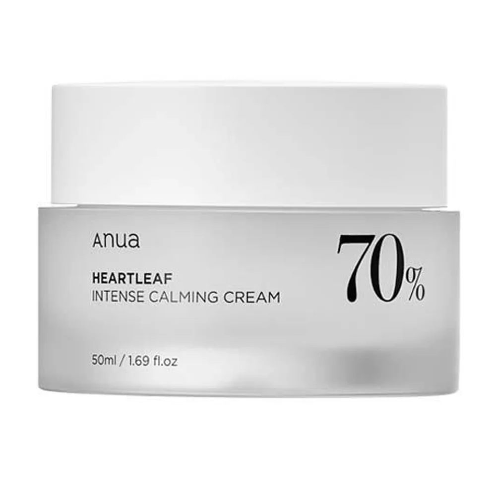 ANUA Heartleaf 70% Intense Calming Cream, 50 ml.كريم العناية المكثفة بالهارت ليف 70% لتهدئة البشرة من انوا - 50مل