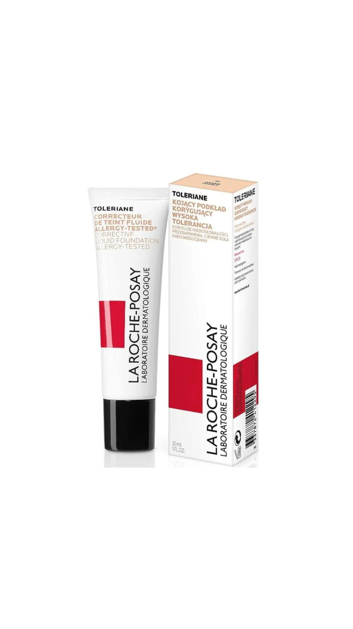 La Roche-Posay Toleriane Corrective Liquid Foundation (Allergy-Tested)كريم أساس سائل مصحح لتخفيض وعيوب البشرة من لاروش بوزيه