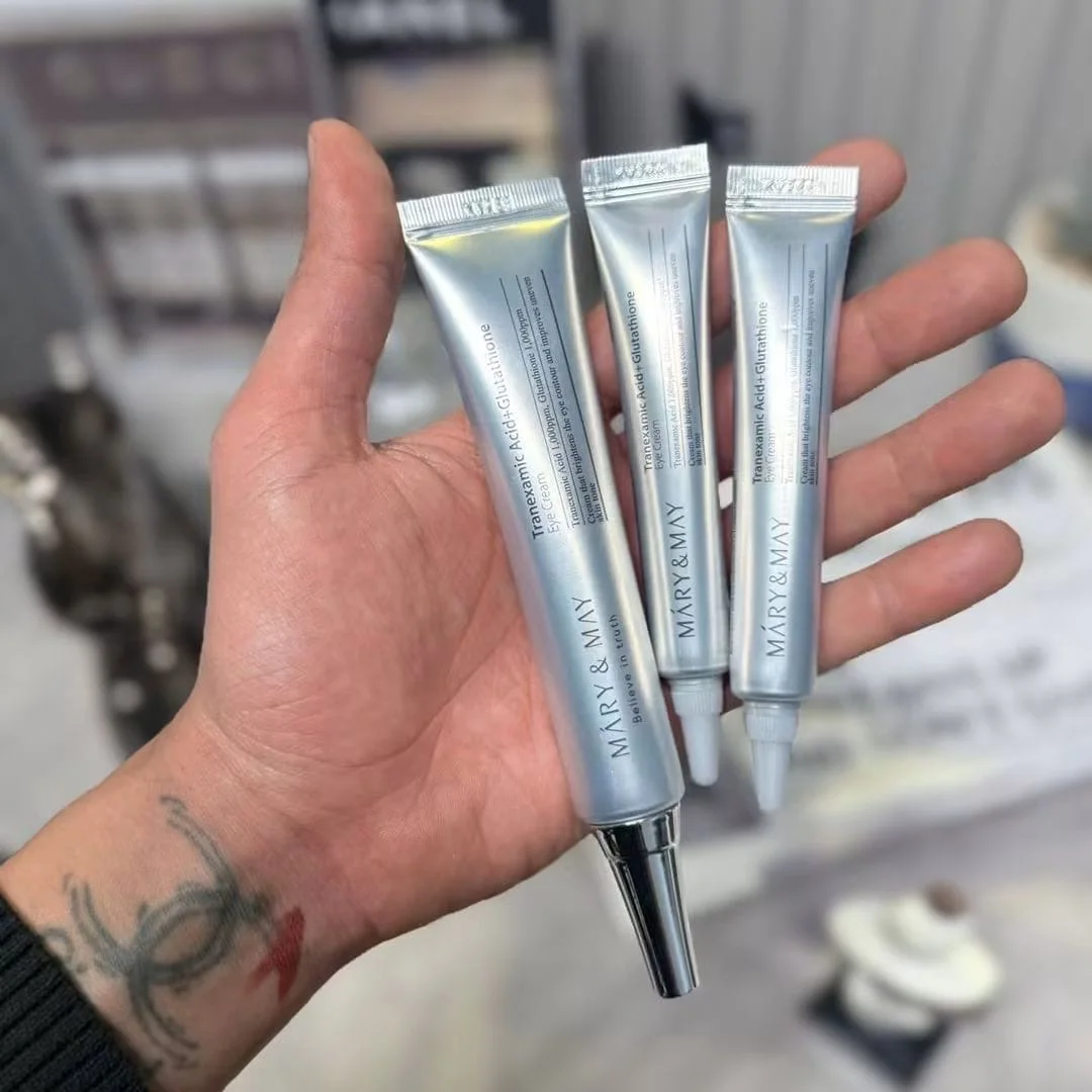Mary&May Glutathione Eye Cream Special Set – 30g + 12g × 2مجموعة كريم العين بالغلوتاثيون من ماري آند ماي – 30 غرام + 12 غرام × 2