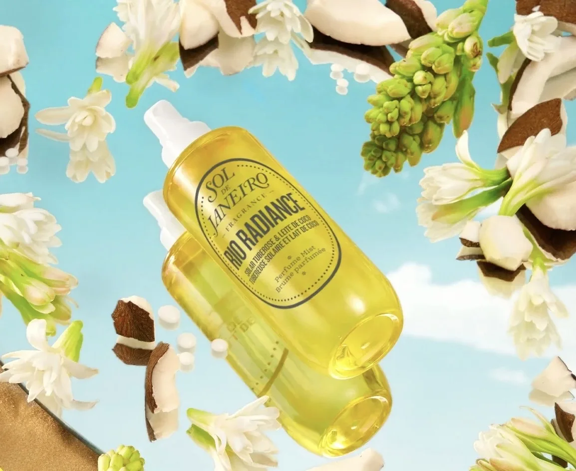 Sol De Janeiro Rio Radiance Solar Tuberose And Leite De Coco Perfume Mist - 90mlعطر سول دي جانيرو ريو راديانس سولار مسك الروم وحليب جوز الهند - 90 مل