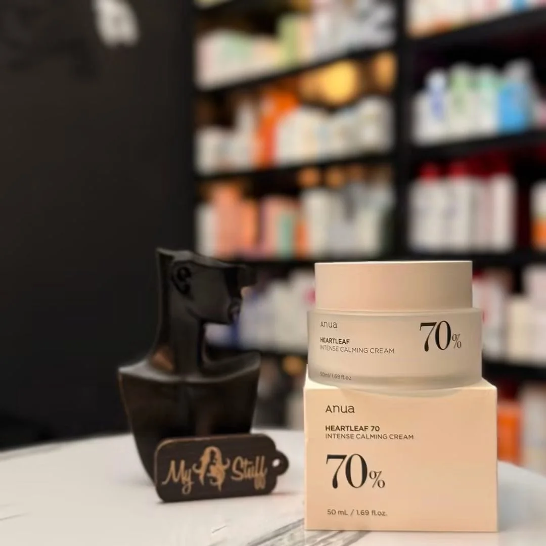 ANUA Heartleaf 70% Intense Calming Cream, 50 ml.كريم العناية المكثفة بالهارت ليف 70% لتهدئة البشرة من انوا - 50مل