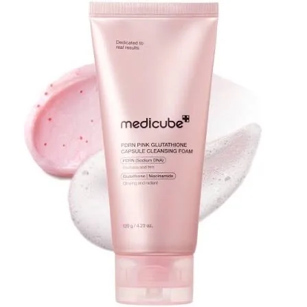 غسول بيكولاجين الزهري بالنياسيناميد من ميديكوب 120 غرامMedicop Pink Picolagen Wash with Niacinamide 120g
