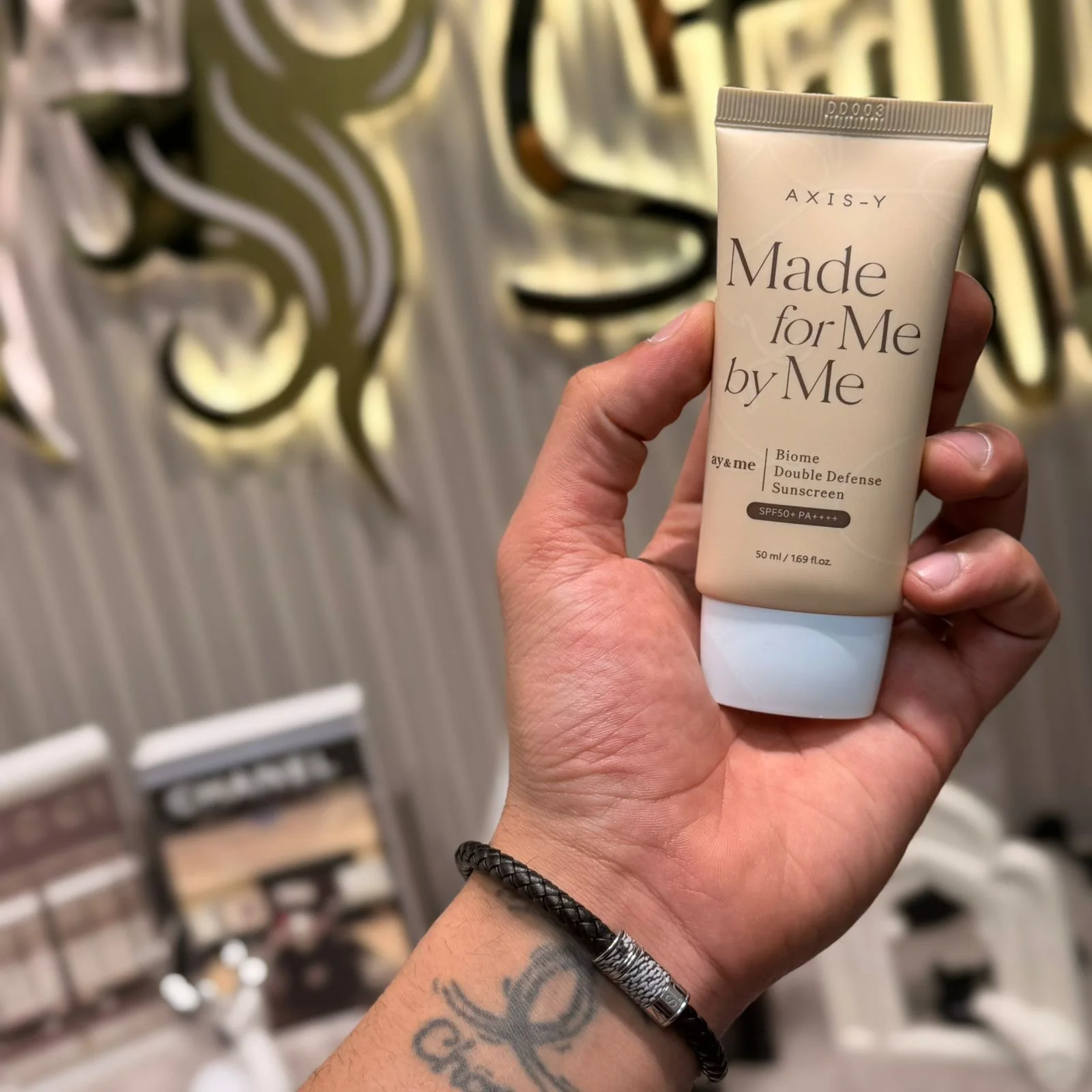 AXIS-Y Biome Double Defense Sunscreen - 50mlأكسيس-واي - بيوم دابل ديفينس كريم واقي شمس - 50 مل
