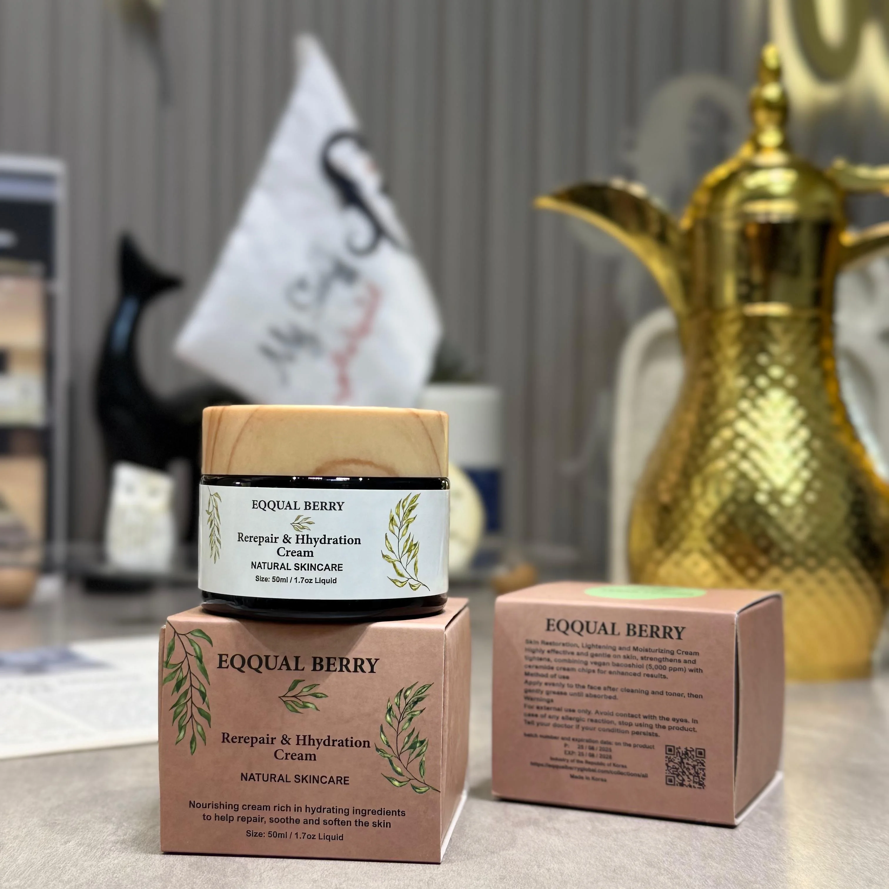 Eqqualberry Rerepair & Hydration Creamكريم Eqqualberry للترميم والترطيب