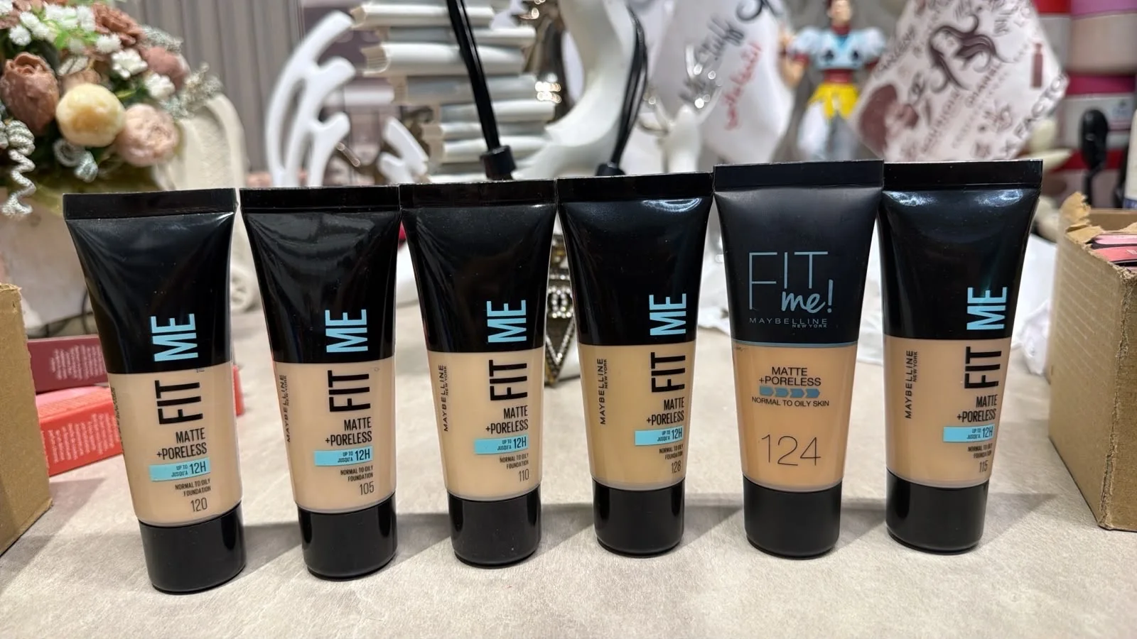 Maybelline Fit Me Matte + Poreless Foundation  كريم أساس ميبلين فت مي (مات + بورلس)