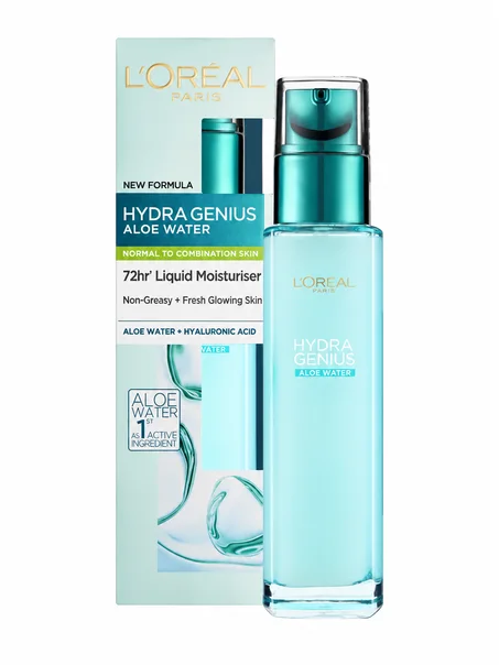 L’Oréal Paris Hydra Genius Aloe Water 72H Liquid Moisturiser لوريال باريس هيدرا جينيوس بماء الألوفيرا – مرطب سائل 72 ساعة