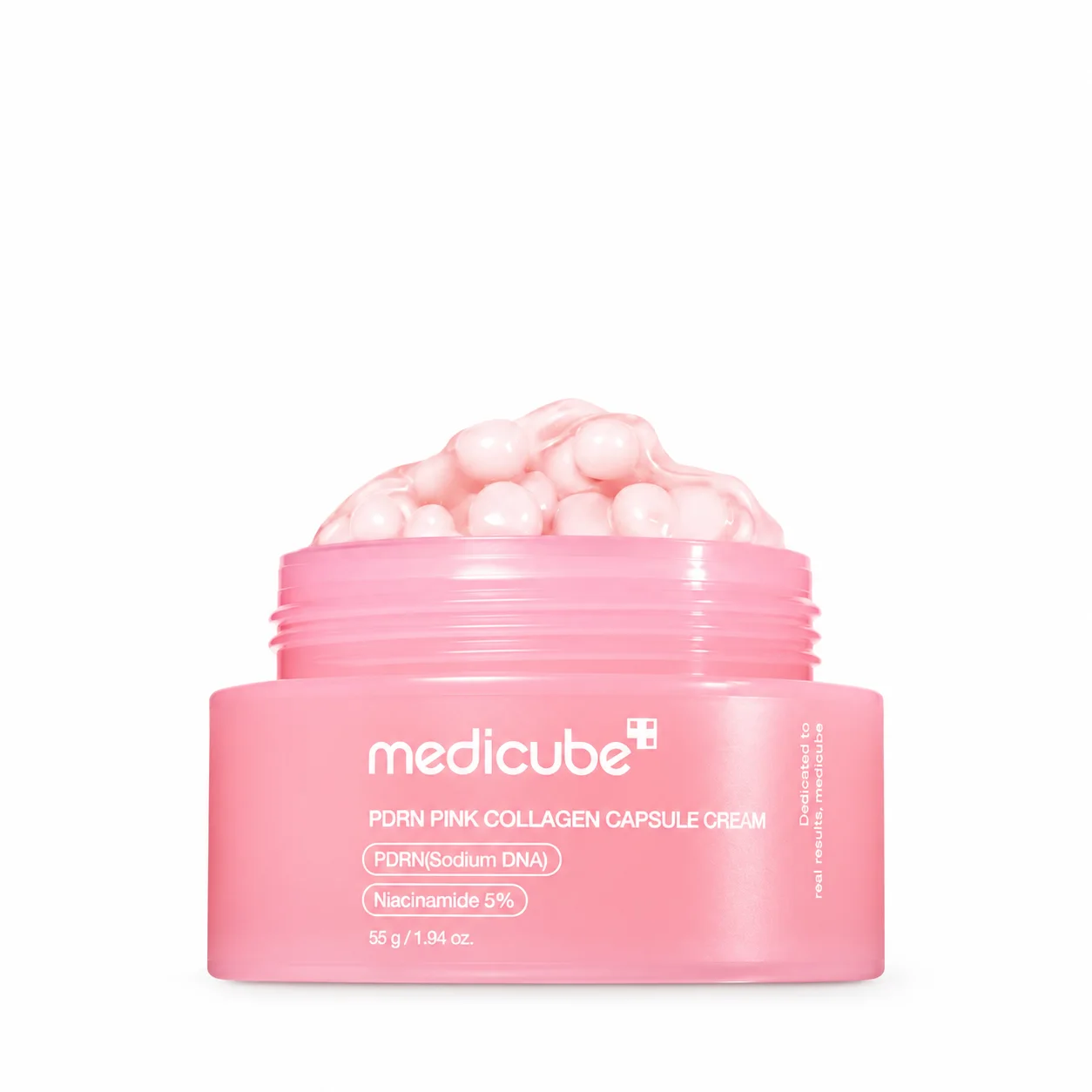 Medicube PDRN Pink Collagen Capsule Cream 55g كريم كبسولات الكولاجين الوردي من ميديكيوب بي دي آر إن