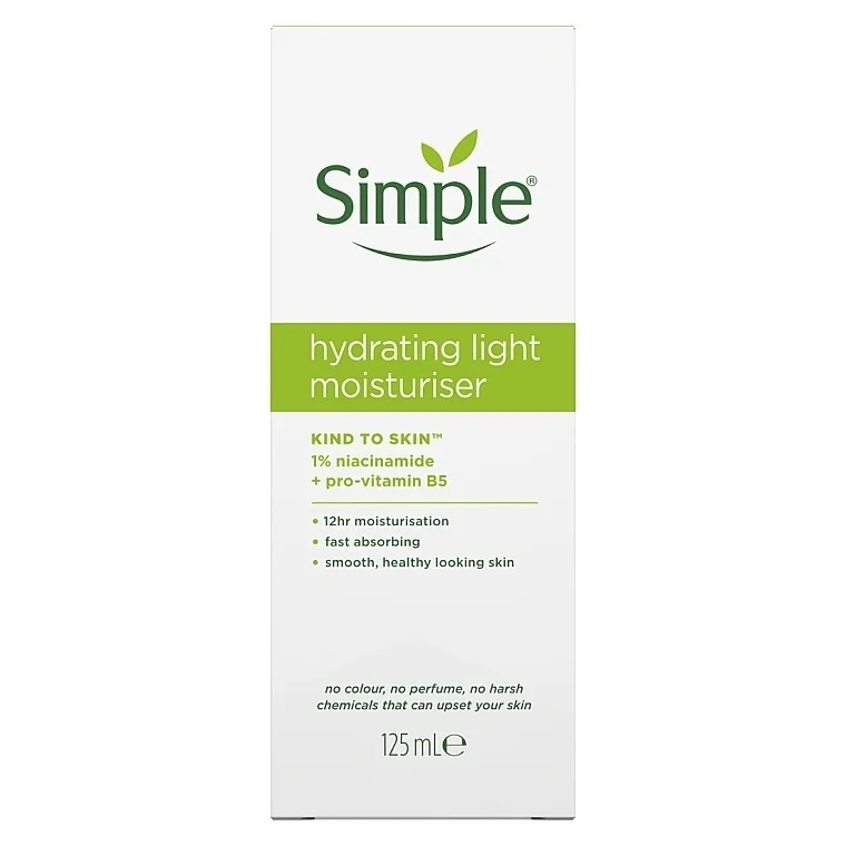 Simple®hydrating light moisturiser12H MOISTURISATIONمرطب خفيف القوام من سيمبل