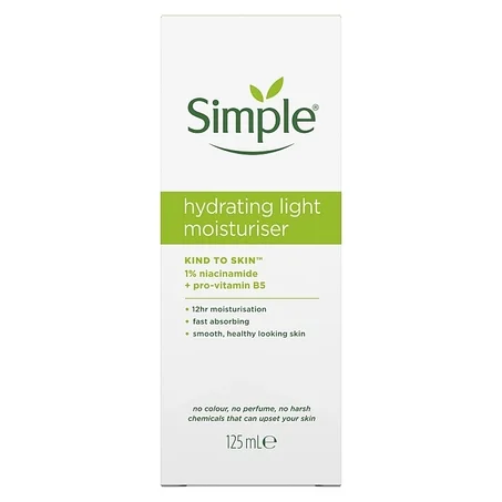 Simple®hydrating light moisturiser12H MOISTURISATIONمرطب خفيف القوام من سيمبل