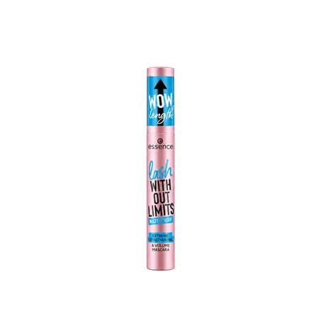 ESSENCE LASH WITHOUT LIMITS WATERPROOF EXTREME LENGTHENING & VOLUME MASCARA ماسكارا إيسنس لاش ويثاوت ليميتس المقاومة للماء،13 مل