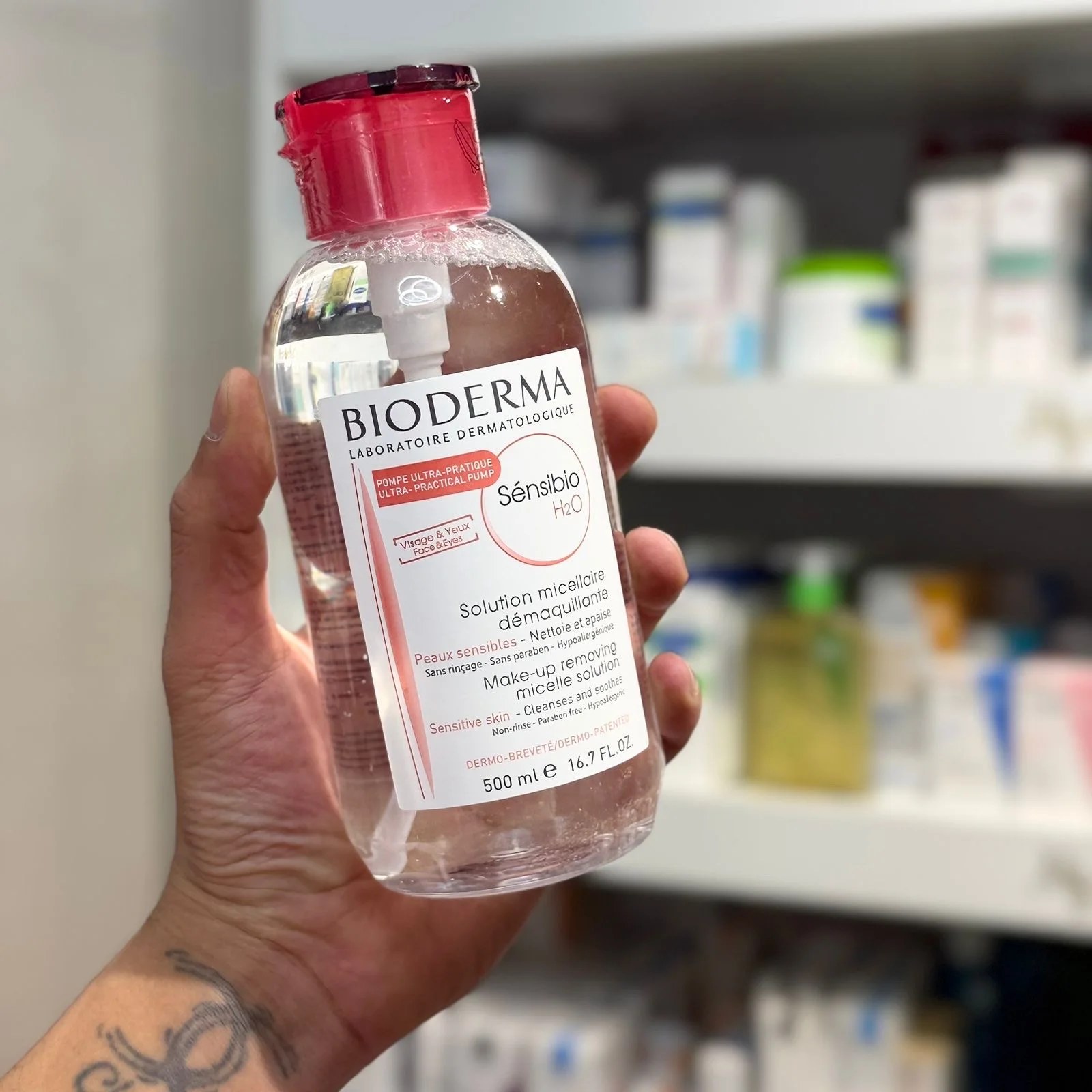 Cleanser and Makeup Remover  - 500ml | بيوديرما مزيل مكياج ميسيلار - 500 مل