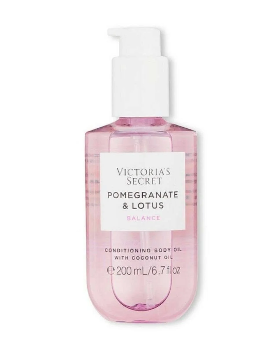 VICTORIA'S SECRETBEAUTYCoconut Milk Rose Natural Beauty Conditioning Body Oilفكتوريا سيكرت زيت الجسم الطبيعي المرطب والمغذي بخلاصة حليب جوز الهند والورد