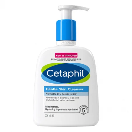 سيتافيل غسول منظف لطيف للبشرة الجافة الى العادية، والحساسة 236ملCetaphil Gentle Skin Cleanser Face Wash 236ml
