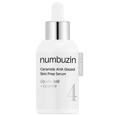 Numbuzin No.4 Shiny Skin Serum – Ceramide AHA, 30ml سيروم البشرة اللامع من نومبوزين رقم 4 سيراميد AHA 30 مل