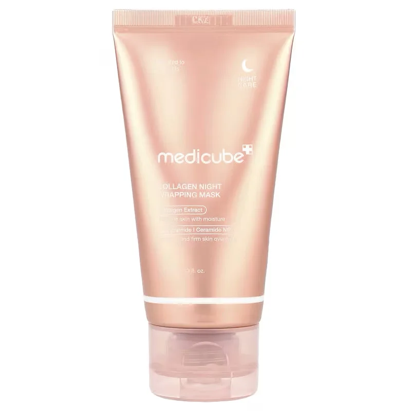 the Medicube Collagen Night Wrapping Mask, a 75 ml (2.53 fl. oz.)قناع التغليف الليلي بالكولاجين من ميديكيوب