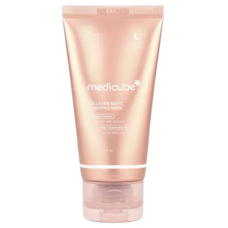 the Medicube Collagen Night Wrapping Mask, a 75 ml (2.53 fl. oz.)قناع التغليف الليلي بالكولاجين من ميديكيوب
