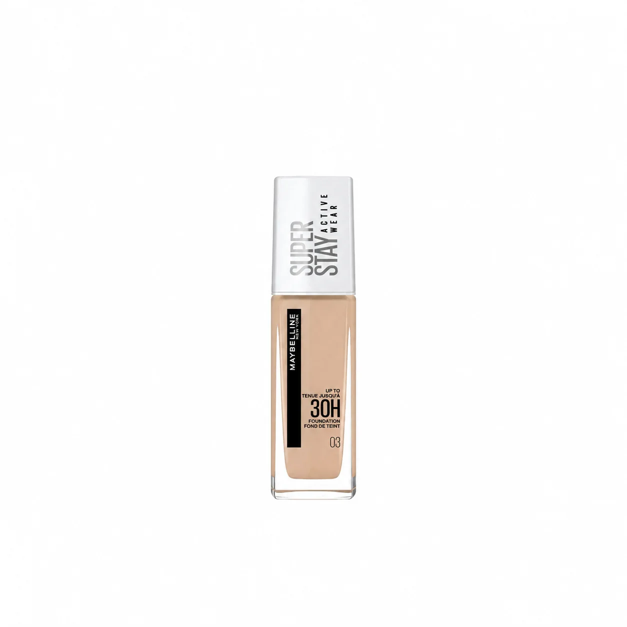 Maybelline New York Super Stay Active Wear 30H Foundationمايبيلين نيويورك سوبر ستاي أكتيف وير 30 ساعة – كريم أساس بتغطية كاملة